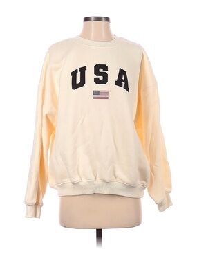 Princess Polly Cream USA Graphic Crewneck Sweatshirt